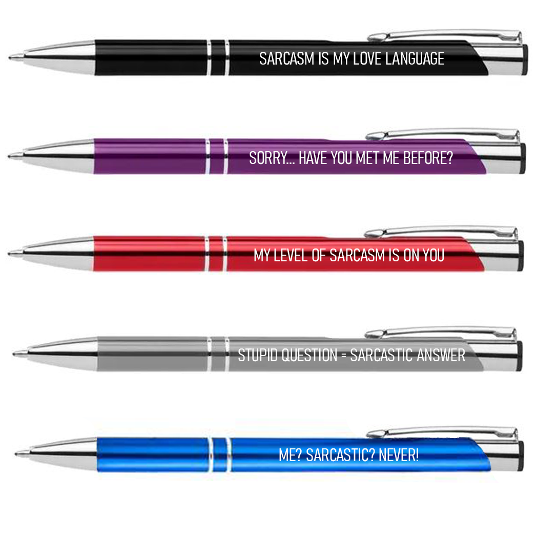 Sarcasm Pen Pack